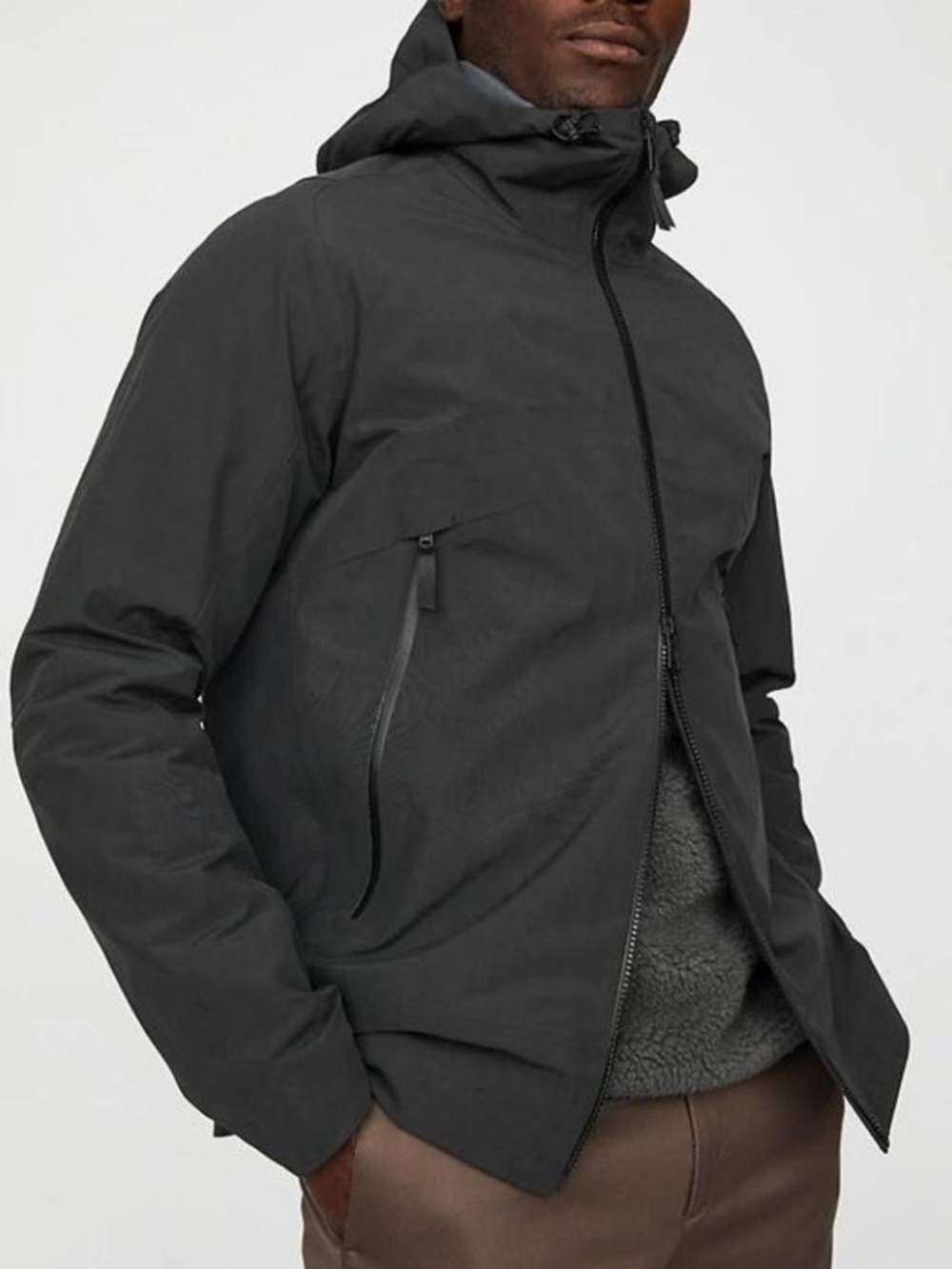 NWT HILL CITY MOUNTAIN JACKET // BLACK